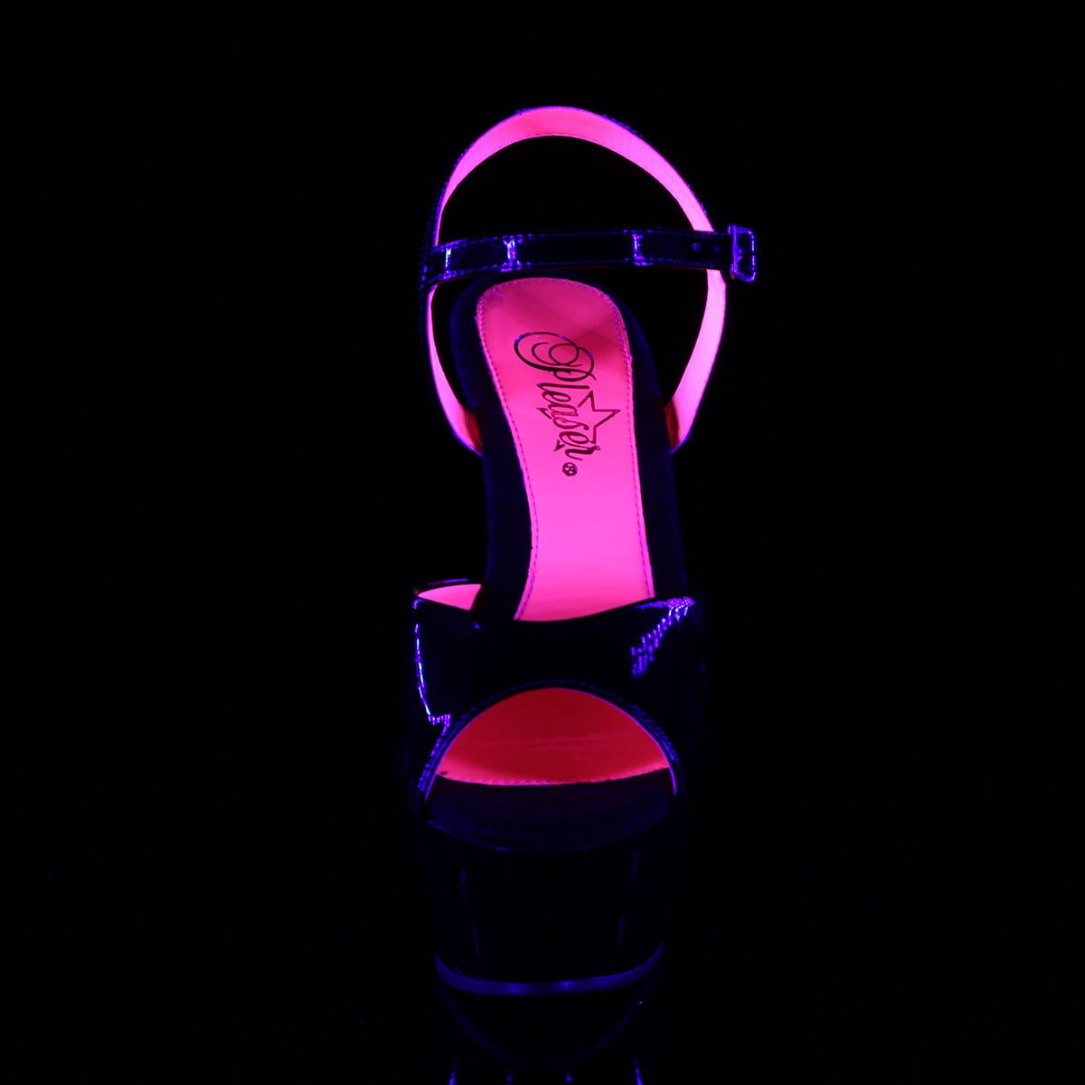 KISS-209TT Blk Pat/Blk-Neon H. Pink