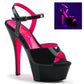 KISS-209TT Blk Pat/Blk-Neon H. Pink