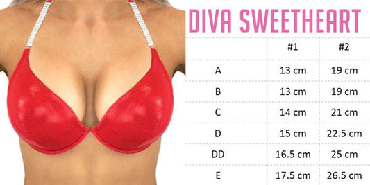 competition bikini size chart