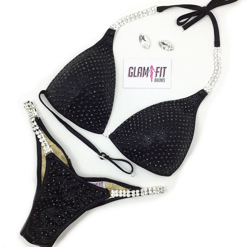 glamfit bikinis figure suit competition bikini ifbb npc icn anb embellished