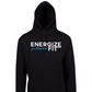 Energize Fit Fleece Hoodie - white/blue logo