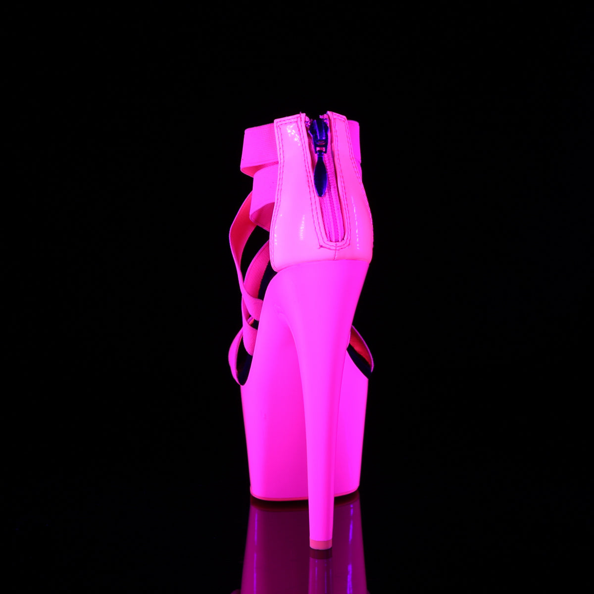 ADORE-769UV Neon H. Pink Elastic Band-Pat/Neon H. Pi