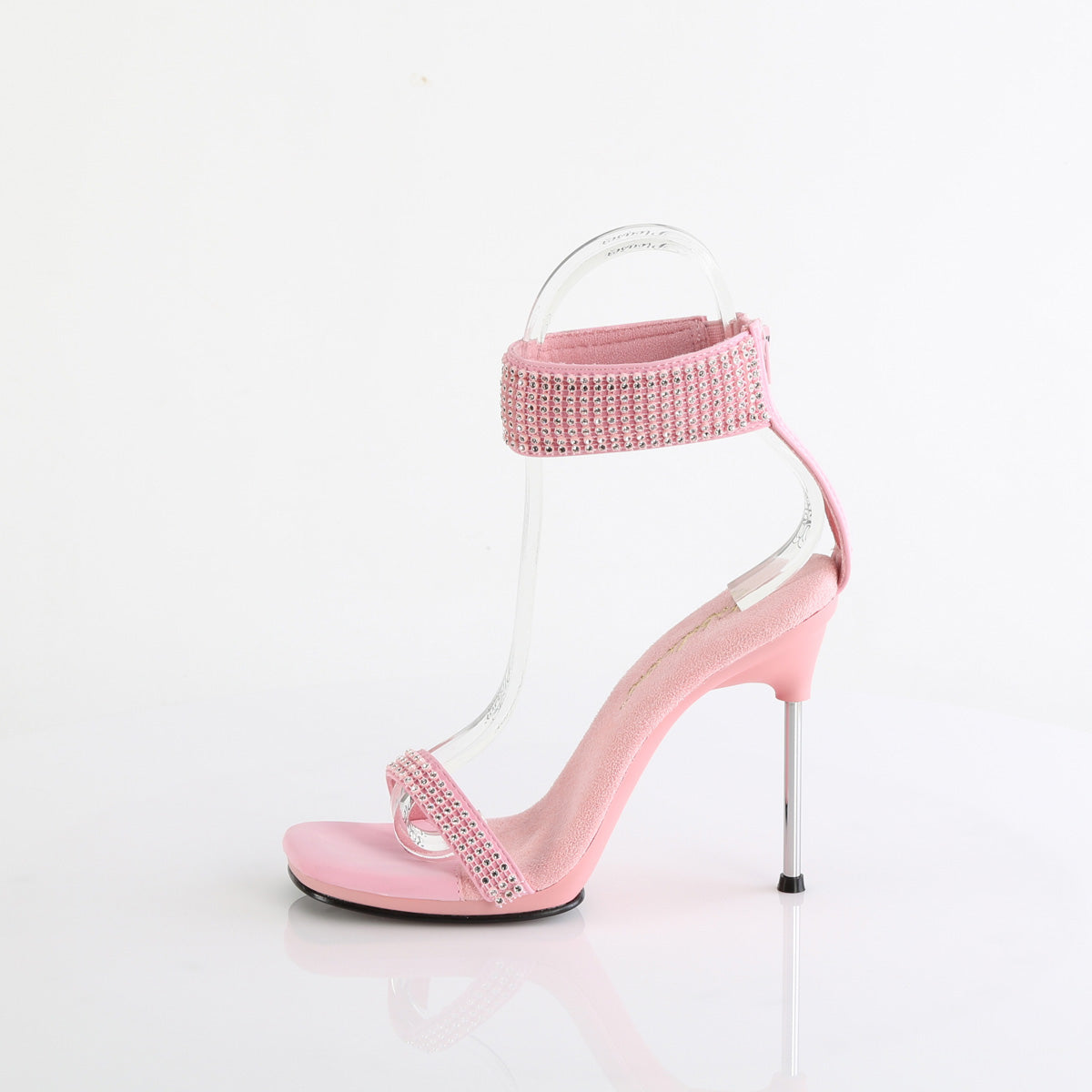 CHIC-40 B. Pink Faux Leather-RS/B. Pink