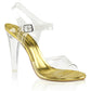 CLEARLY-408 Clr Lucite-Gold