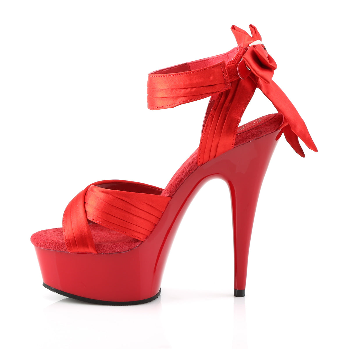 DELIGHT-668 Red Satin/Red