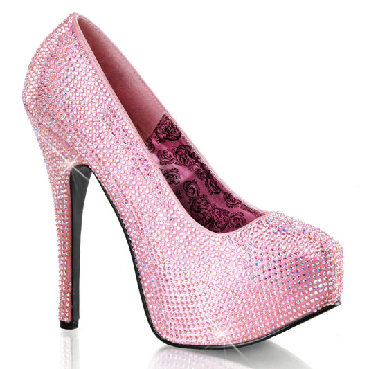 In stock TEEZE-06R B. Pink Satin-Irid RS size 6